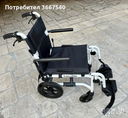 Инвалиден транспортен стол, снимка 2 - Инвалидни колички - 55560222