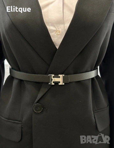 колани от естествена кожа в кутия hermes 