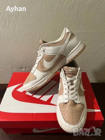 Nike Dunk Low Just Do It White/Phantom – 42.5 / 27.5 см, снимка 4 - Маратонки - 56076497