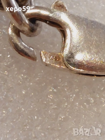 Прекрасна сребърна авторска дамска гривна и колие.Сребро проба 925,златни 9 каратови апликации, снимка 15 - Колиета, медальони, синджири - 52293101