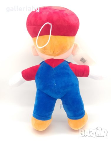 Голям плюшен Марио 43 см. (Super Mario), снимка 2 - Плюшени играчки - 41607514