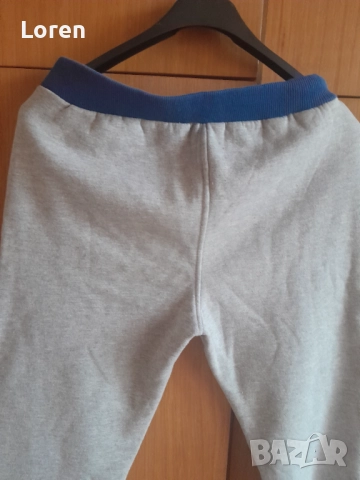 Спортно долнище с лека вата в сиво и синьо, снимка 5 - Спортни екипи - 52423110
