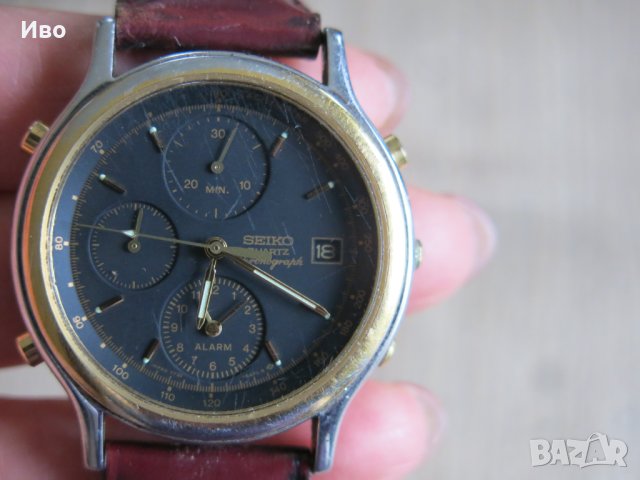 Ретро мъжки часовник Seiko Chronograph 7T32-6A5A, снимка 1 - Мъжки - 44338983