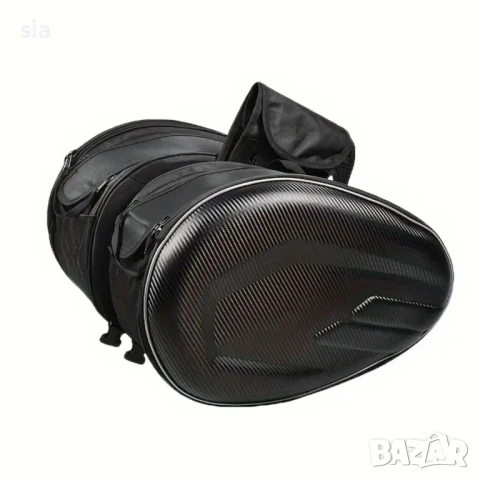 Дисаги за мотоциклет, Странични куфари за мотор, твърди, 2 БР, снимка 5 - Аксесоари и консумативи - 46440008