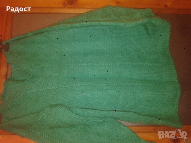 зелена плетена блуза