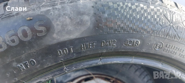 Зимни 225/55/19 Континентал, снимка 5 - Гуми и джанти - 53516737