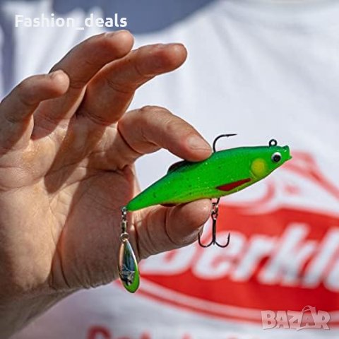 Нови BERKLEY 3 броя Меки гумени примамки за риболов с опашка от блесна/остри куки, снимка 5 - Други стоки за дома - 41465215