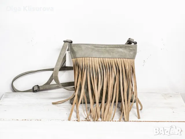 Ефектна дамска кожена чанта Fritzi aus Preußen, снимка 2 - Чанти - 49825248