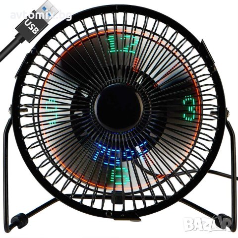 Вентилатор с LED-Декорация, снимка 4 - Аксесоари и консумативи - 41742406