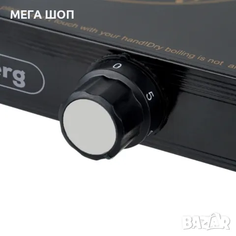 Керамичен котлон Rosberg, 2000W, Инфрачервен, Термостат, Черен, снимка 4 - Котлони - 50191618