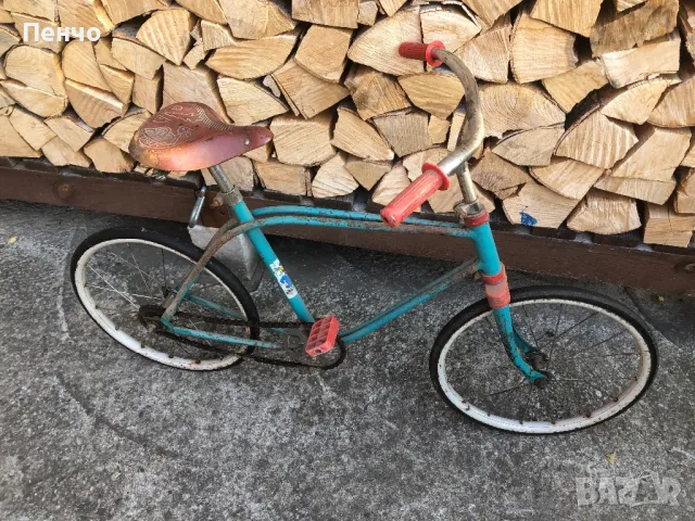 стар детски велосипед "ДКВ-2" - СССР - 1977г., снимка 5 - Антикварни и старинни предмети - 47769501