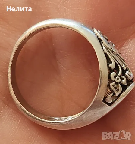 руски сребърен пръстен , снимка 3 - Пръстени - 48898456