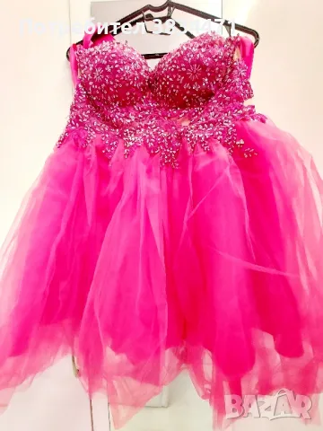 Цикламена бална рокля, снимка 1
