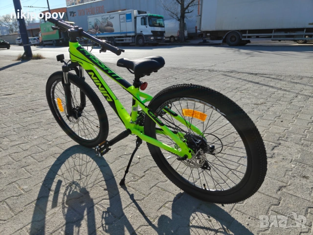 PASSATI Алуминиев велосипед 24" NINJA жълт, снимка 10 - Велосипеди - 53830681