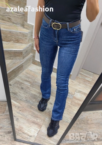 Дамски дънки с колан, снимка 5 - Дънки - 52732928