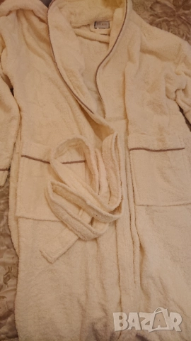 Български халат за баня Дилиос екрю,100% памук 450гр.кв.м., снимка 6 - Други - 52794311