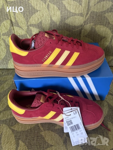 Нови дамски маратонки Adidas Gazelle Bold J, снимка 10 - Маратонки - 56149258