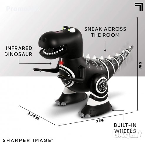 Интерактивна играчка Динозавър Sharper Image DX-2RB 1007122 RC STEM Играчка робот T-Rex, снимка 7 - Електрически играчки - 39940904