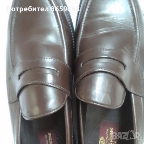 Мъжки обувки от солиден телешки бокс,размер 81/2UK,тъмно кафяви, снимка 8 - Официални обувки - 40894232