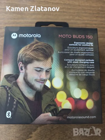 Bluetooth безжични слушалки Продавам чисто нови безжични Bluetooth слушалки Motorola moto Buds 150
