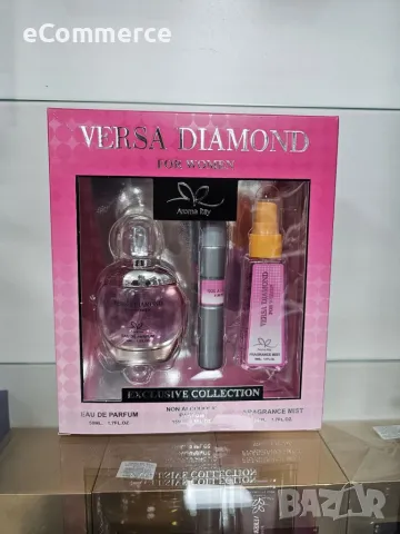 Подаръчен сет Versa Diamond For Women Exclusive Collection Eau De Parfum 50ml, снимка 2 - Дамски парфюми - 47528530