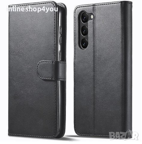 Кожен Калъф Тип Тефтер за Samsung Galaxy S21 FE, снимка 1