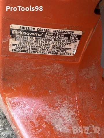 Husqvarna K770 Фугорез, снимка 6 - Диамантени и режещи инструменти - 56154578
