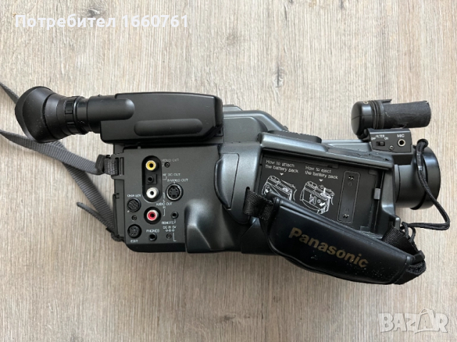 super VHS-C видеокамера като нова Panasonic NV-MS70E, снимка 7 - Камери - 52001164