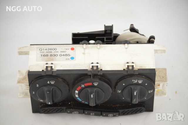 Панел контрол климатик за Mercedes A-Class, W168, 1997-2005г., 168 830 0485, 1688300485, Q142600, снимка 2 - Части - 39762411