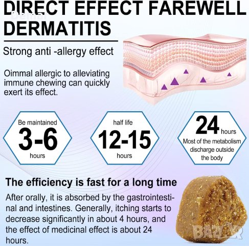 Лакомства за облекчаване на алергии за кучета TailaiMei, снимка 4 - За кучета - 41716966