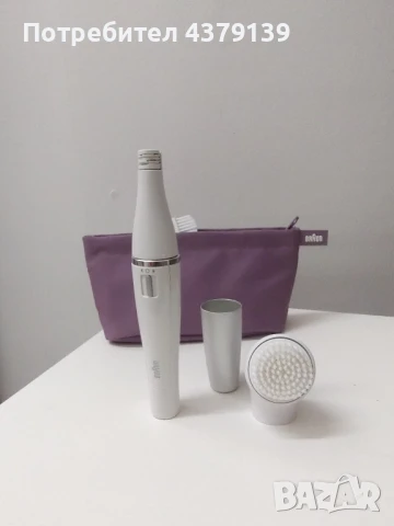 Braun Silk Epil Face 810 епилатор за лице и почистваща четка , снимка 2 - Епилатори - 51326478