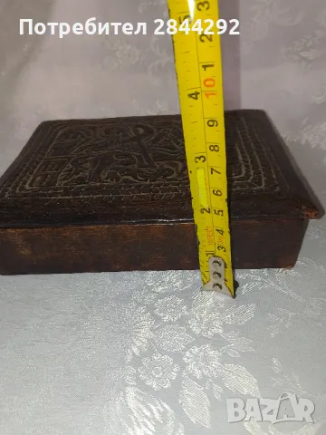 Стара Кожена Кутия, снимка 4 - Декорация за дома - 49784947