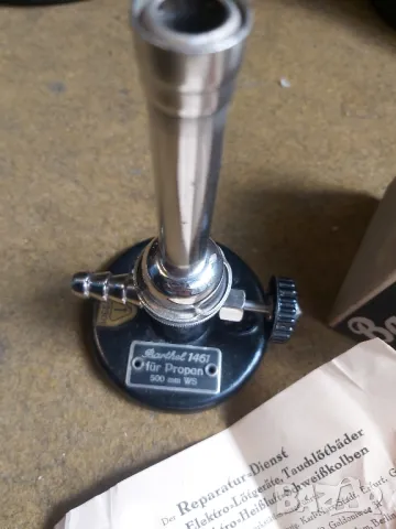 стара чисто нова лабораторна горелка, снимка 2 - Други ценни предмети - 48331980