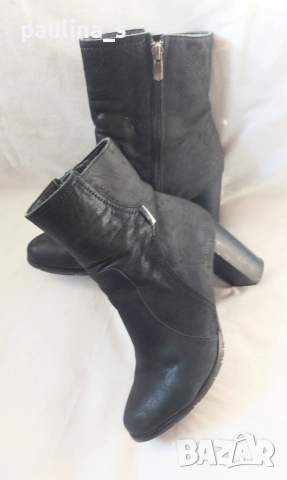"Eliza" collection / Дамски боти от естествена кожа на ток, снимка 12 - Дамски боти - 52774581