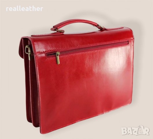Унисекс бизнес чанта от естествена кожа, снимка 4 - Чанти - 32970005