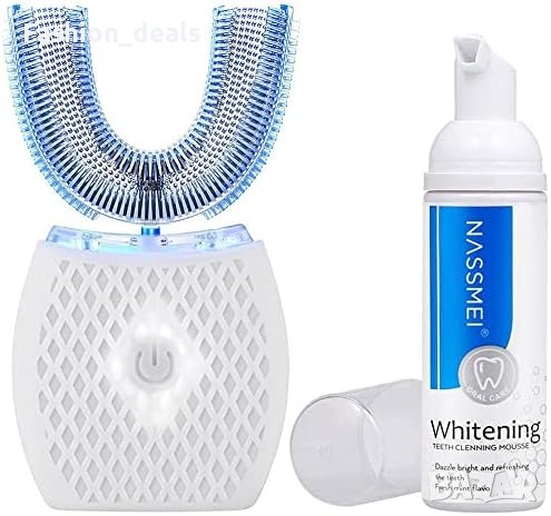 Нов Комплект за избелване на зъби с Ултразвукова автоматична четка Хигиена Поддръжка