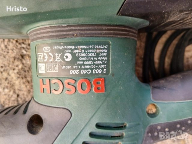 Вибро шлаиф бош 250W., снимка 3 - Други инструменти - 51530920