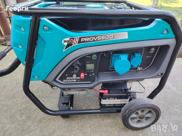 Бензинов монофазен генератор. 