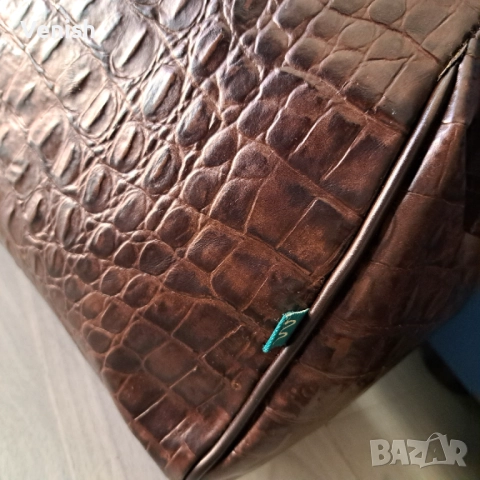 Дизайнерска кафява чанта, снимка 6 - Чанти - 52155356