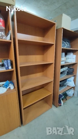 Етажерка 80/203см - офис шкаф с рафтове за документи 4бр, снимка 5 - Етажерки - 51056944