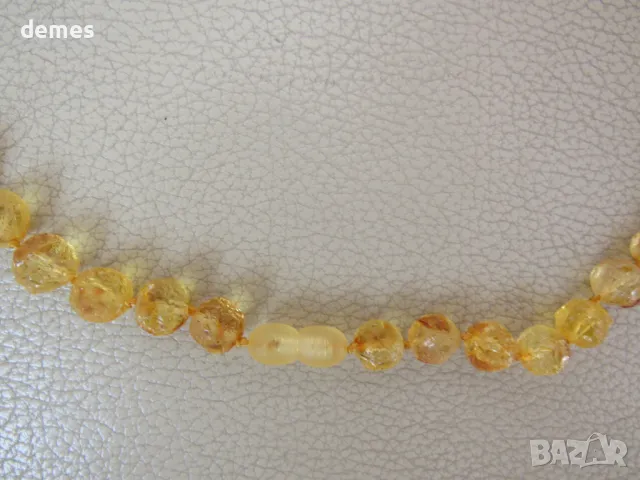 Дамско колие-кръг от първокласен балтийски кехлибар, снимка 7 - Колиета, медальони, синджири - 49625886