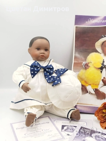 Колекционерска порцеланова кукла , снимка 4 - Кукли - 51446089