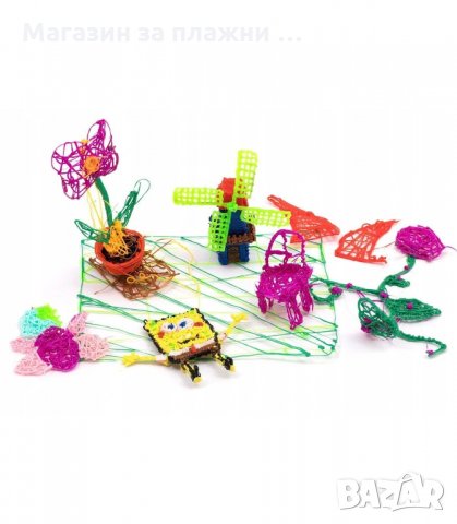 3D-ПИСАЛКА ЗА ПРОСТРАНСТВЕНО РИСУВАНЕ И МОДЕЛИРАНЕ - код 3087, снимка 14 - Рисуване и оцветяване - 34131783