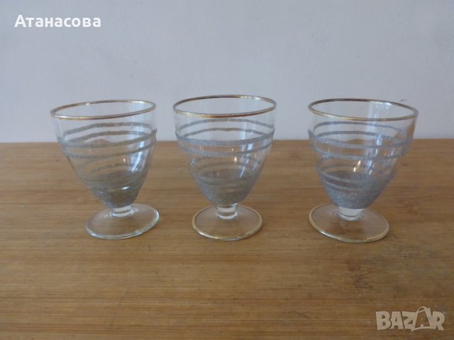 Стъклен сервиз за ракия 1940 г, снимка 8 - Сервизи - 41005064