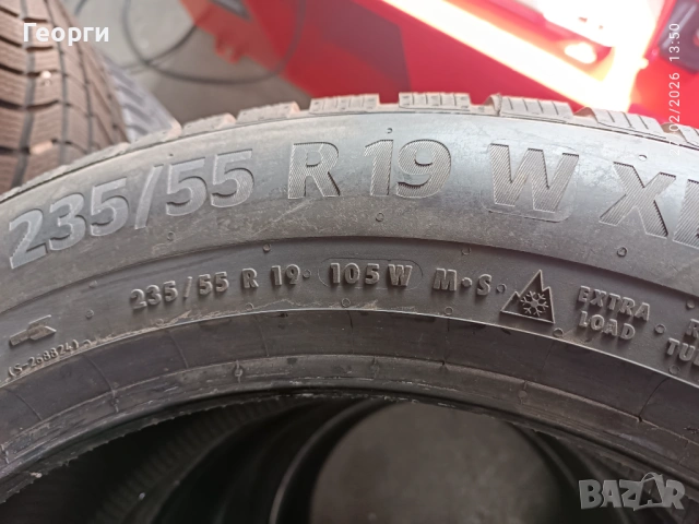 2бр. зимни гуми 235/55/19 Continental, снимка 3 - Гуми и джанти - 53666909