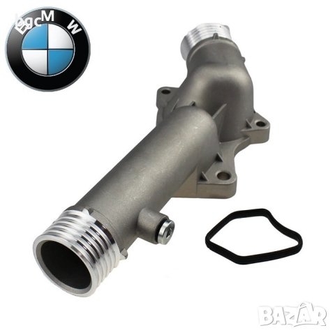 Корпус Термостатно тяло Фланец за Термостат за BMW E53 X5, Е46 BMW 7 Е38, BMW 5 Е39 M52, M52tu и M54, снимка 2 - Части - 24632211