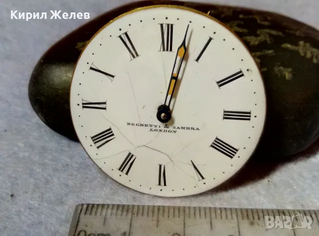 NEGRETTI & ZAMBRA LONDON МЕХАНИЗЪМ от СТАР РЯДЪК МОДЕЛ ДЖОБЕН ЧАСОВНИК с Порц РИМСКИ ЦИФЕРБЛАТ 49622