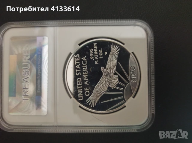 Колекционерска монета 100 долара 2025 г., снимка 2 - Колекции - 50930479