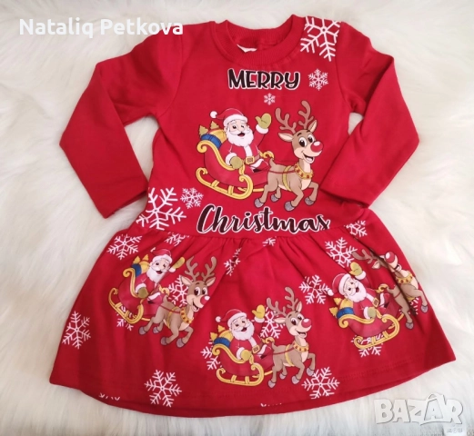 Коледни роклички , снимка 3 - Детски рокли и поли - 52564217