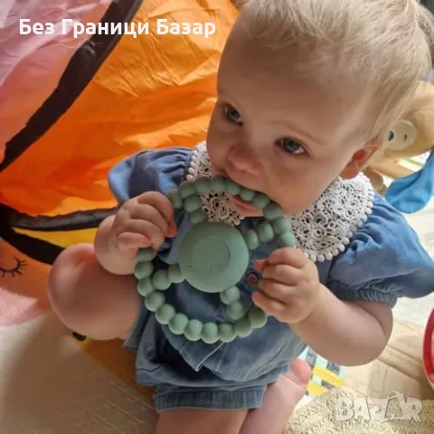 Нова Играчка за дъвчене с вибрация за бебета и специални нужди, снимка 5 - Други - 47369543